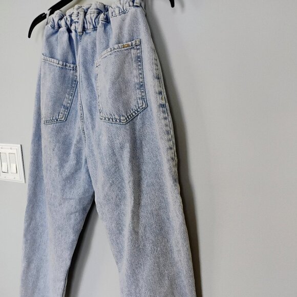 ZARA High-Waisted Paperbag Jeans Size 4 - Picture 6 of 10